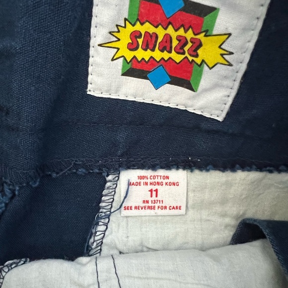 Vintage Snazz High Rise Jeans Dark Wash Size 11 - Picture 5 of 7